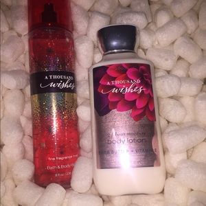 Bath and Bodyworks 1000 wishes set